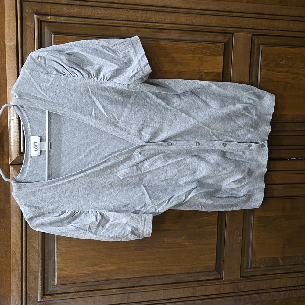 Loft button up sweater
